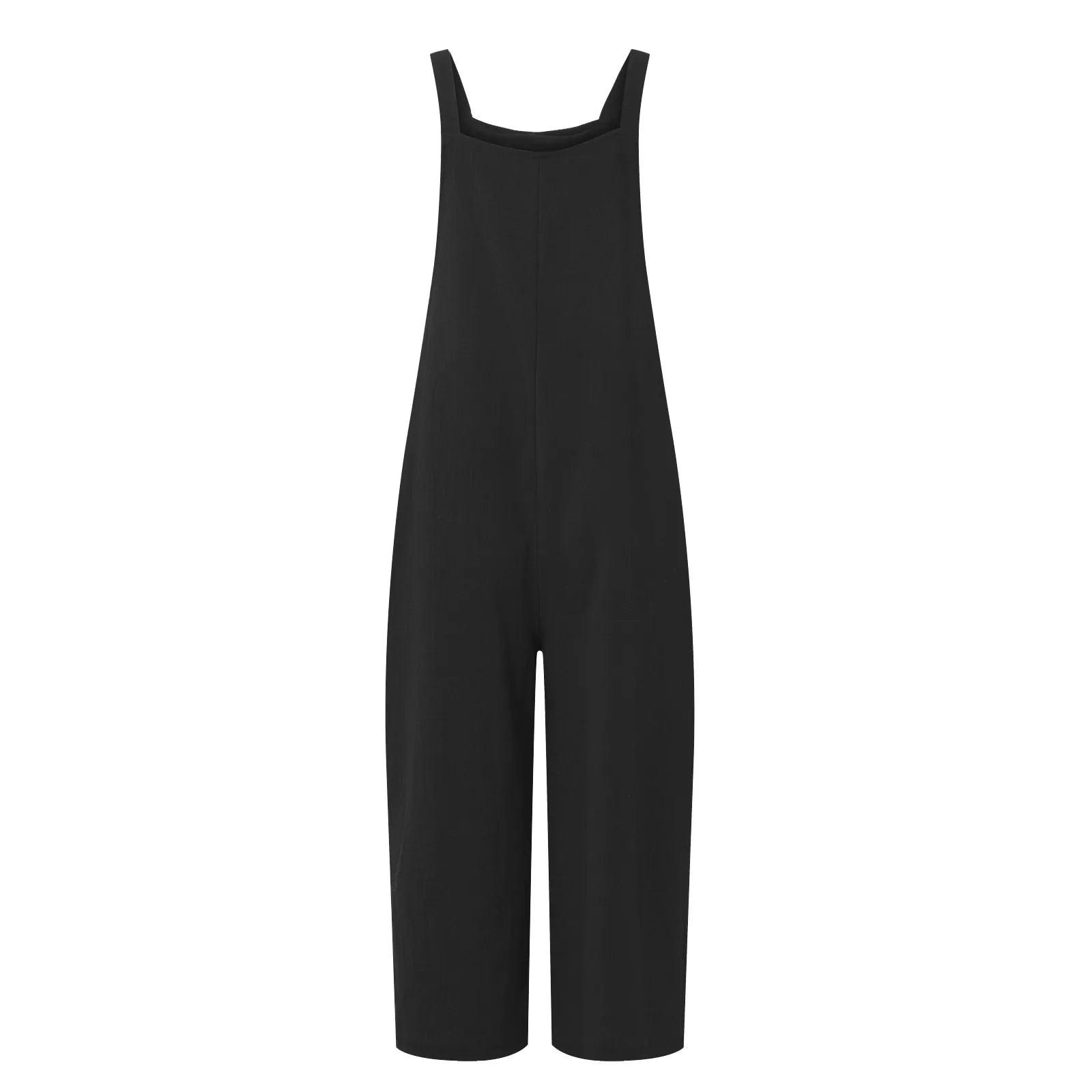 Solid Color Women Loose Cotton