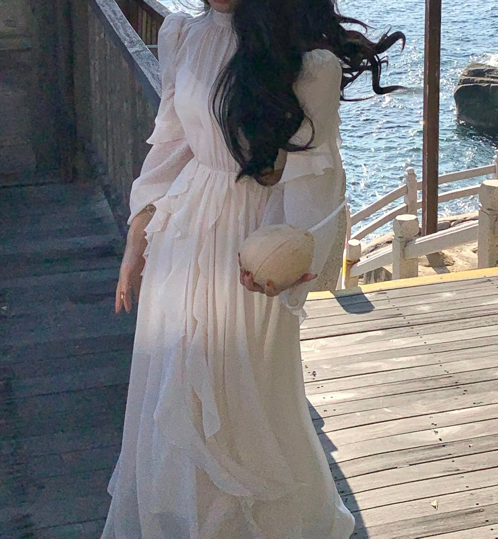Beach Style Chiffon Mini Dress