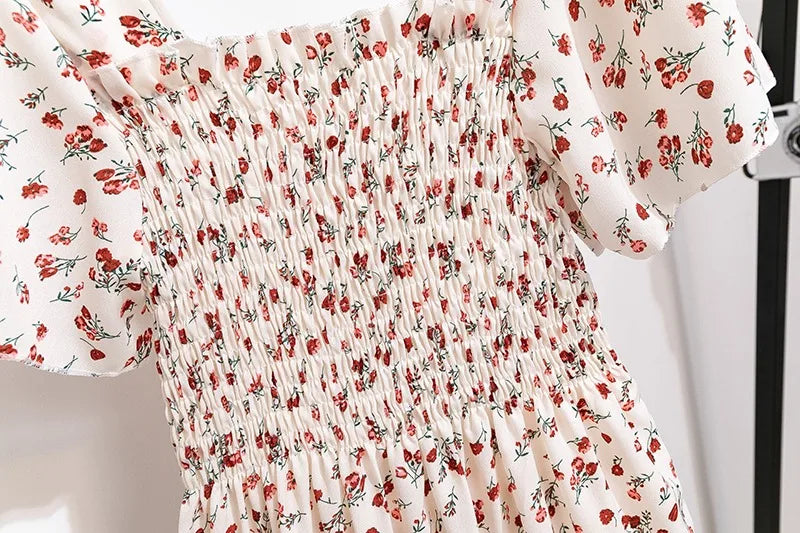 Spring Summer Chiffon Women Dress