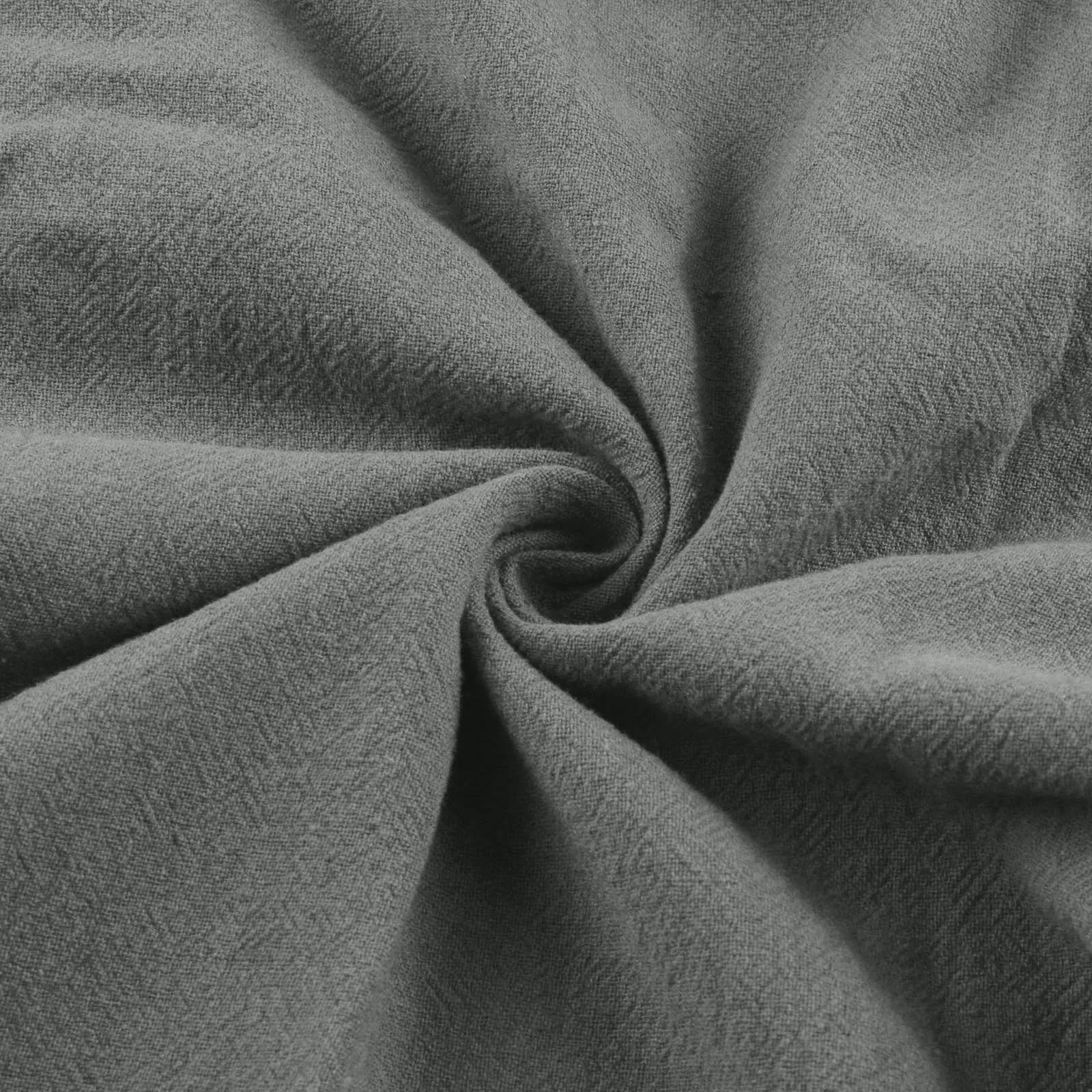 Solid Color Women Loose Cotton