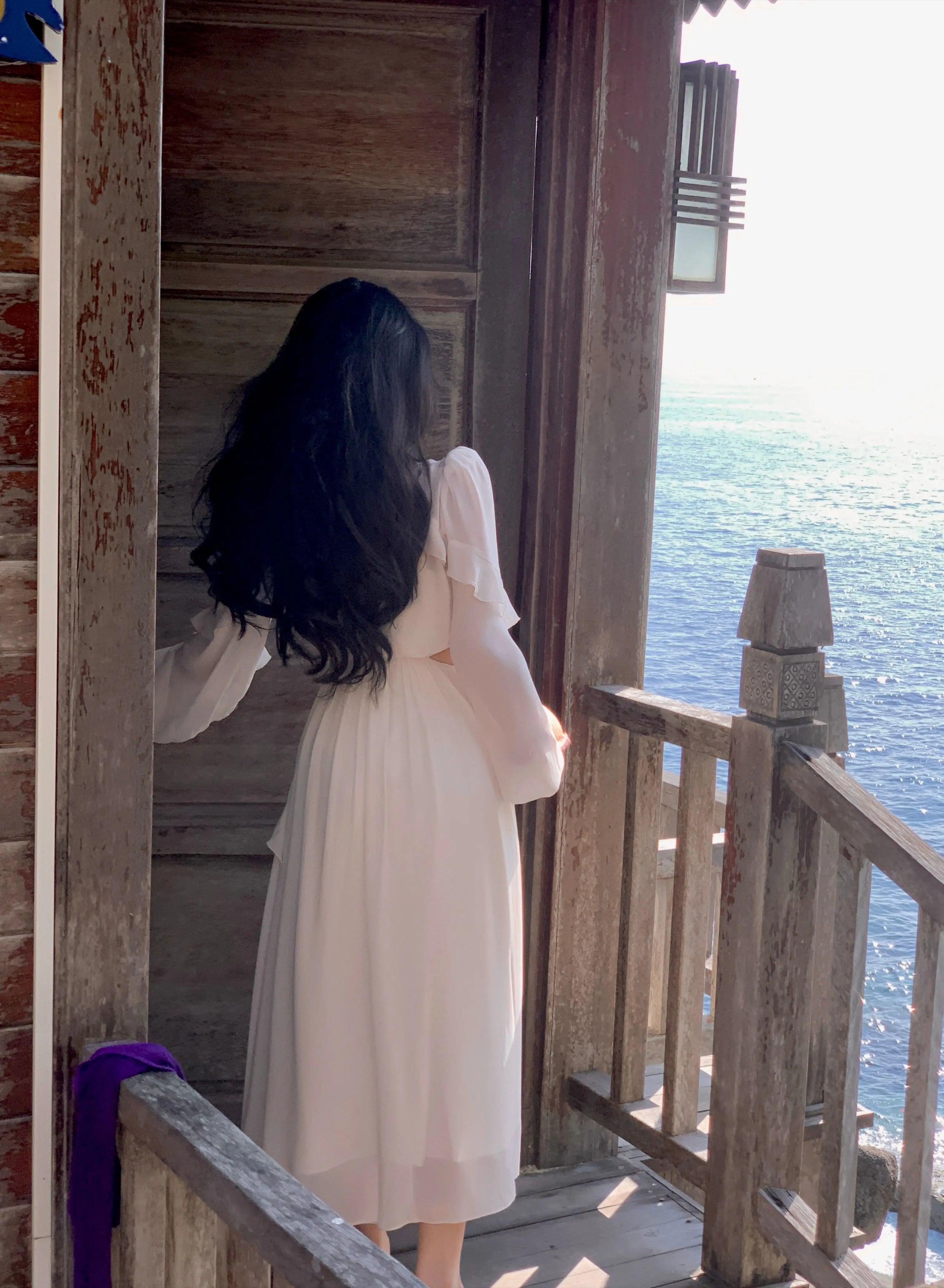 Beach Style Chiffon Mini Dress
