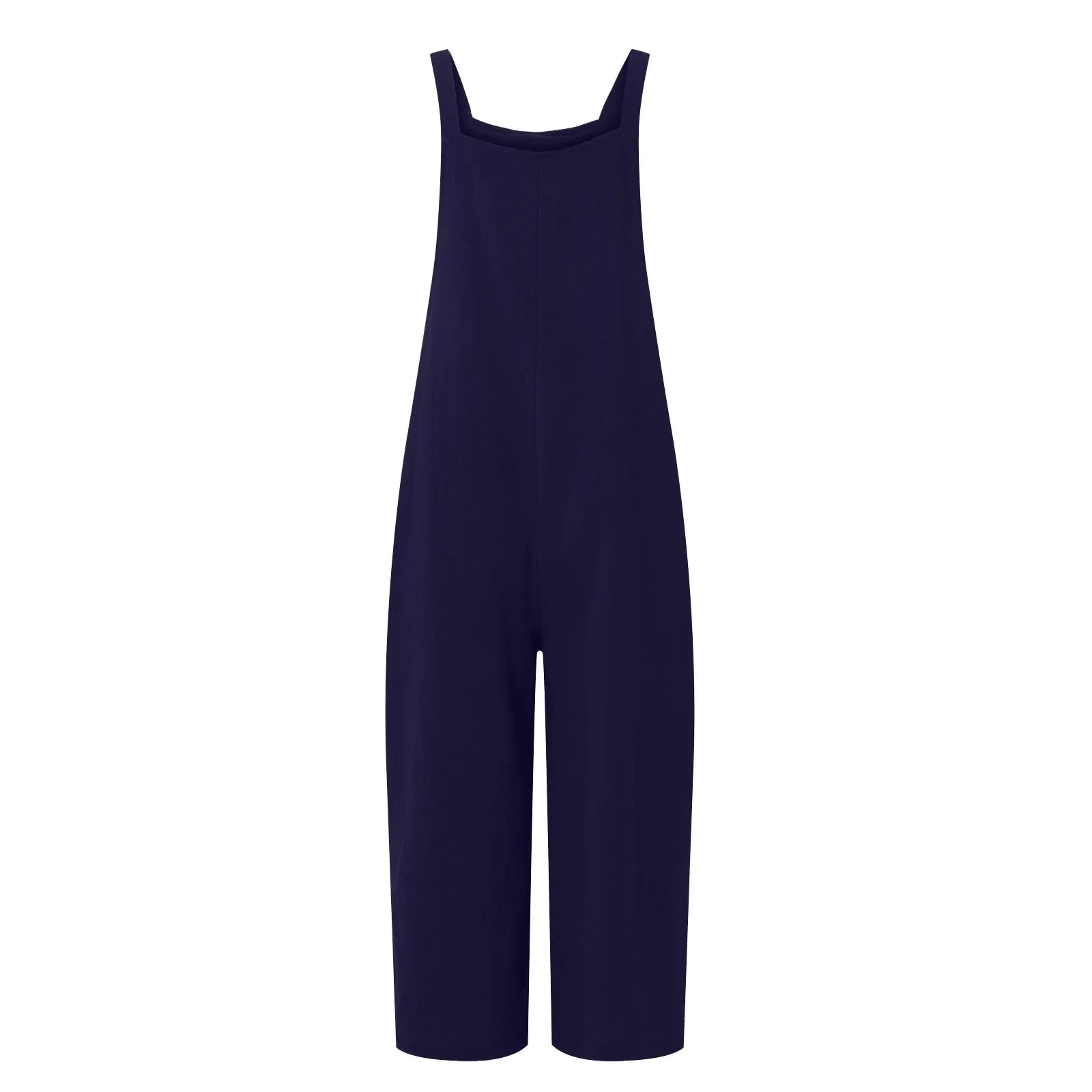 Solid Color Women Loose Cotton