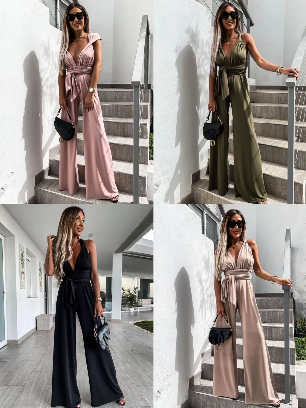 New Sleeveless Solid Jumpsuit Women