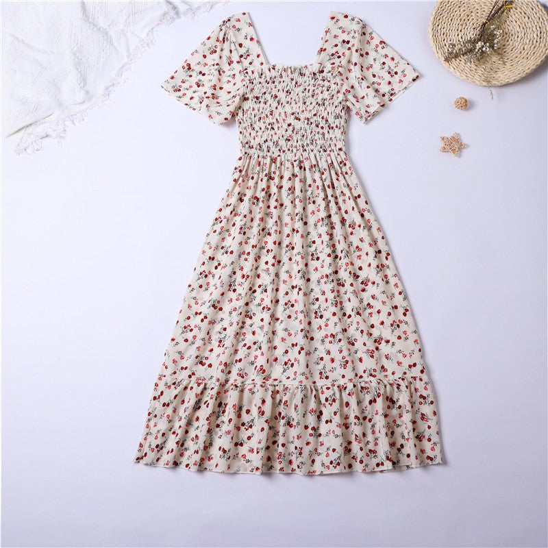 Spring Summer Chiffon Women Dress