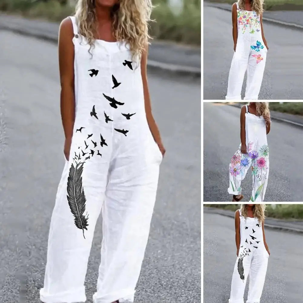 Casual Loose Jumpsuit Women