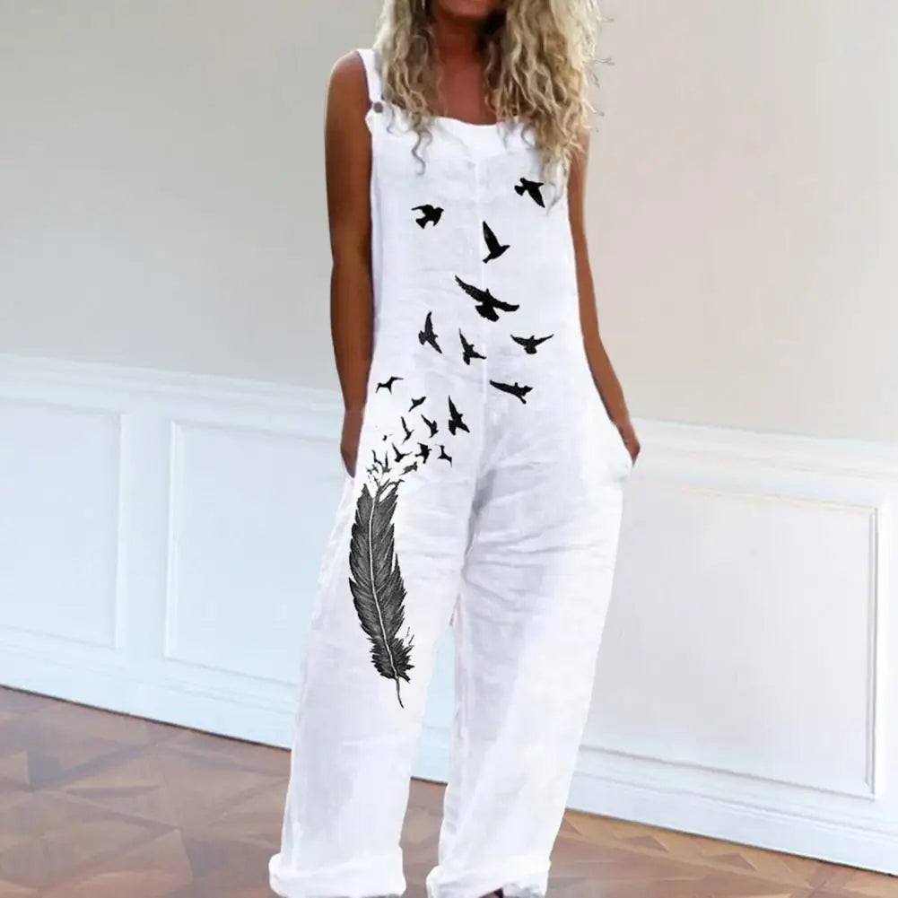 Casual Loose Jumpsuit Women