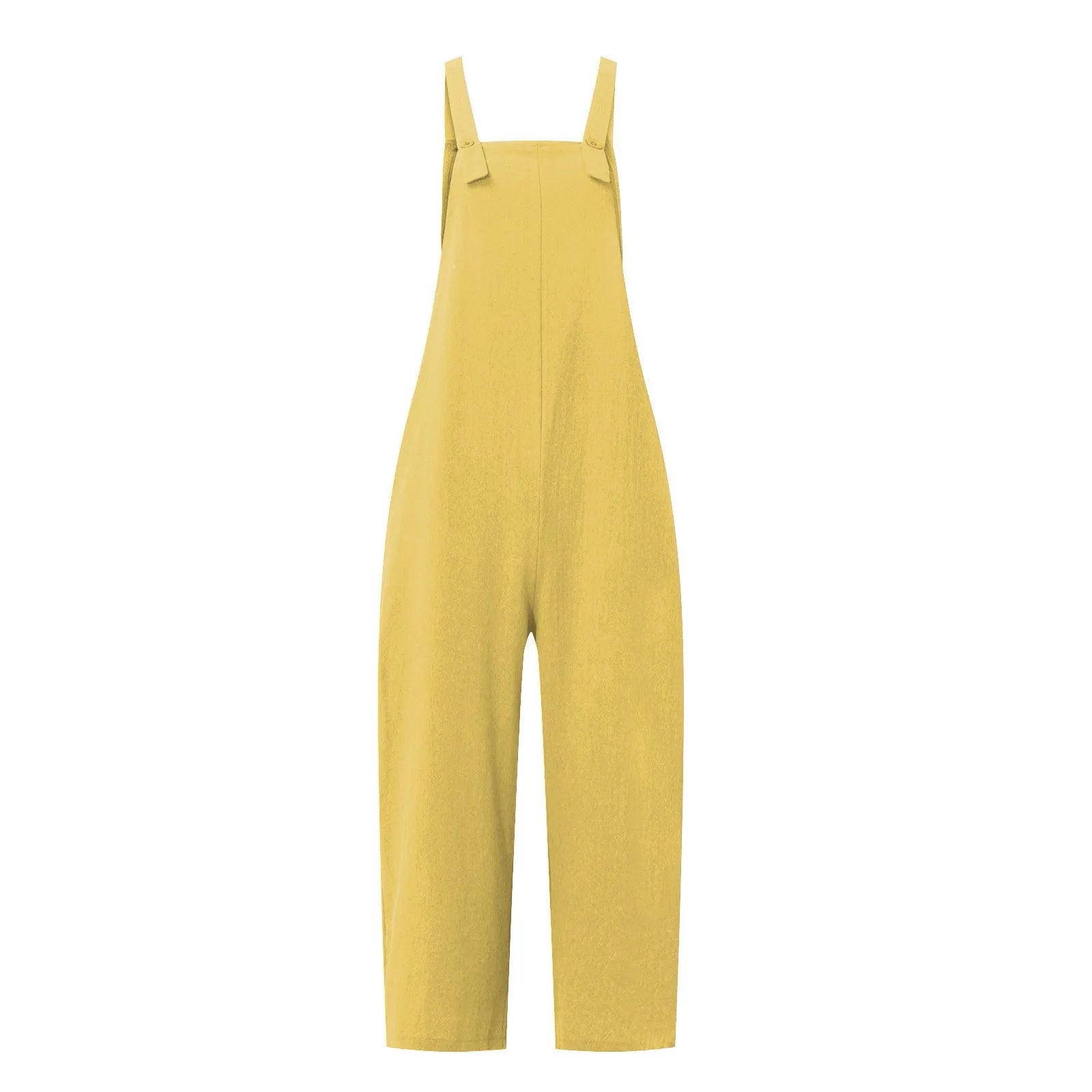 Solid Color Women Loose Cotton
