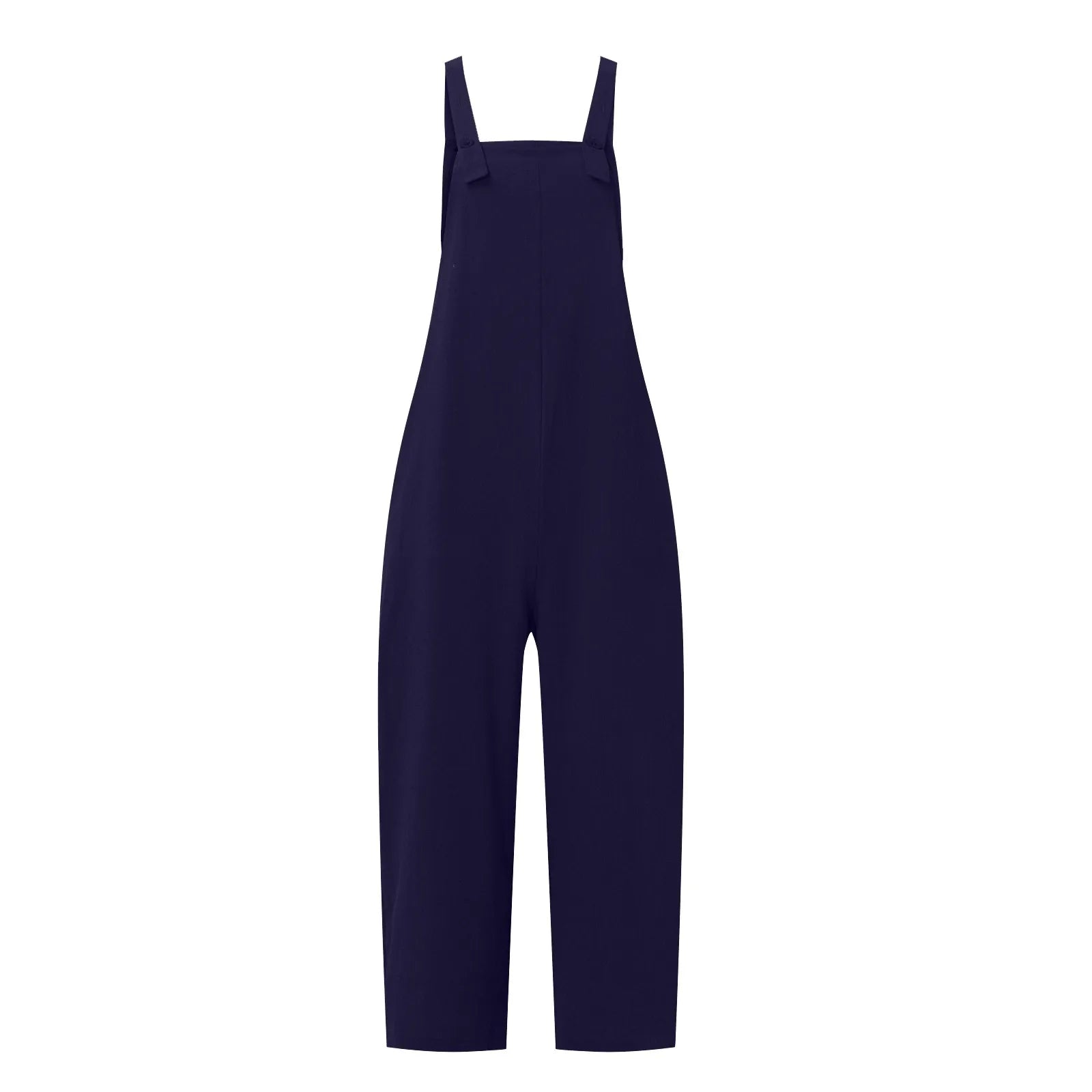 Solid Color Women Loose Cotton