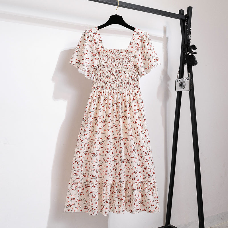Spring Summer Chiffon Women Dress
