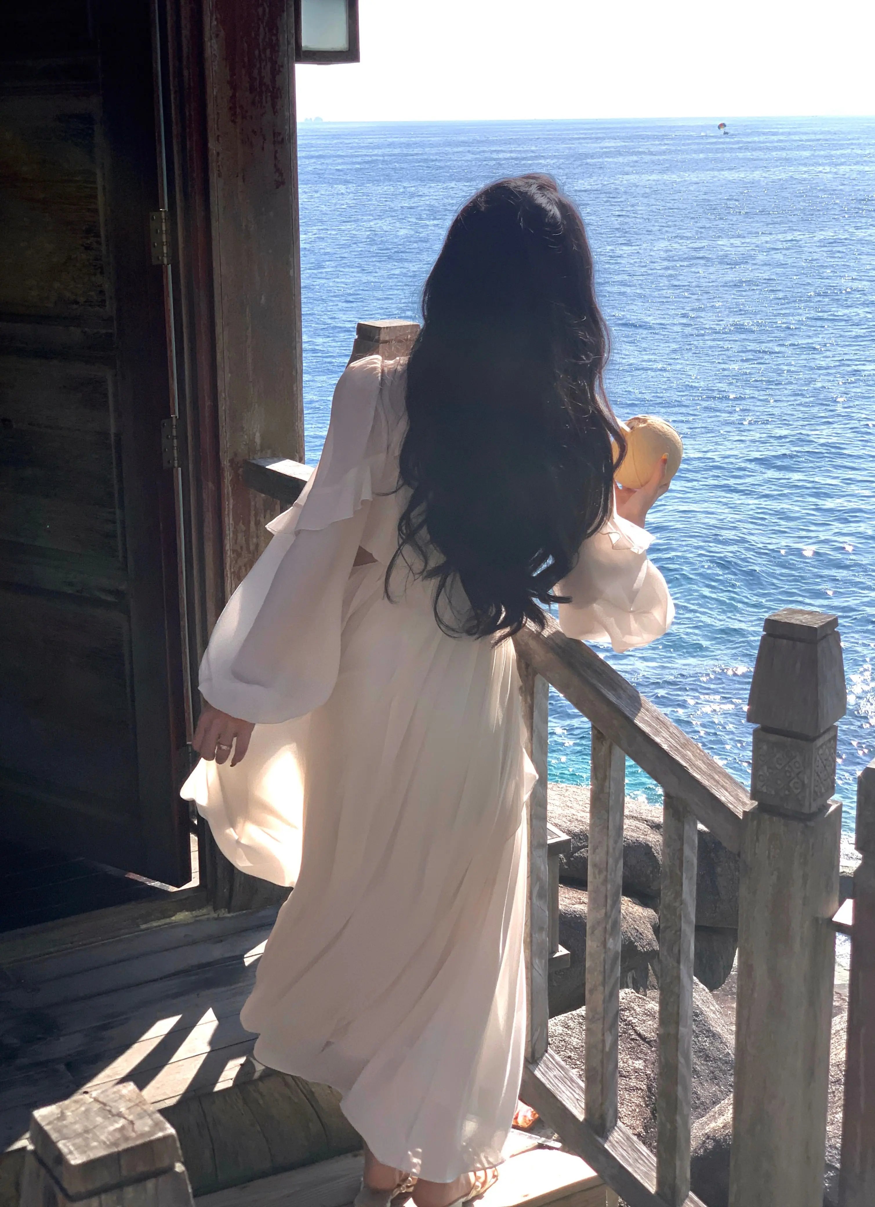Beach Style Chiffon Mini Dress