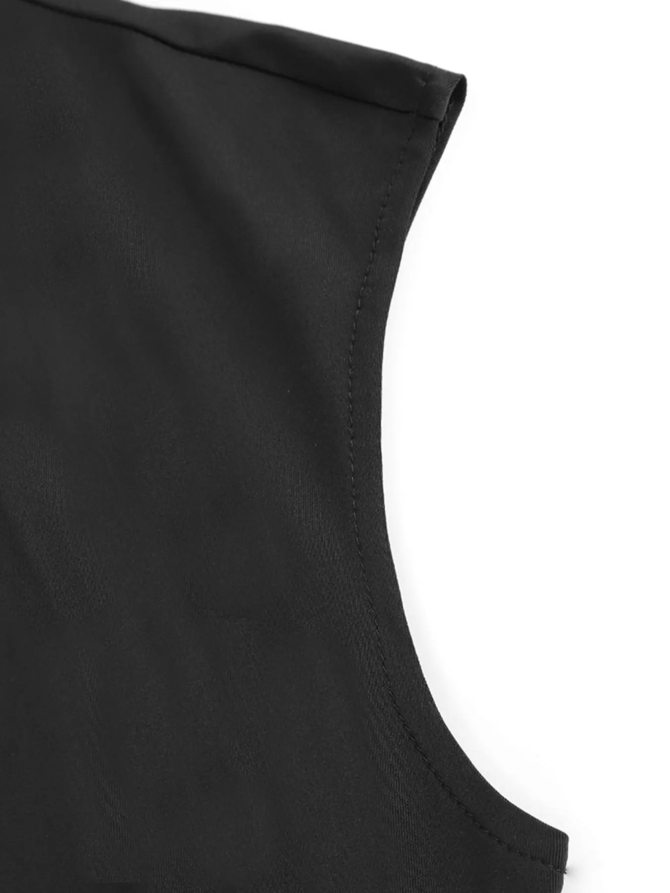 Women's Jumpsuits Summer Gothic Black Sleeveless