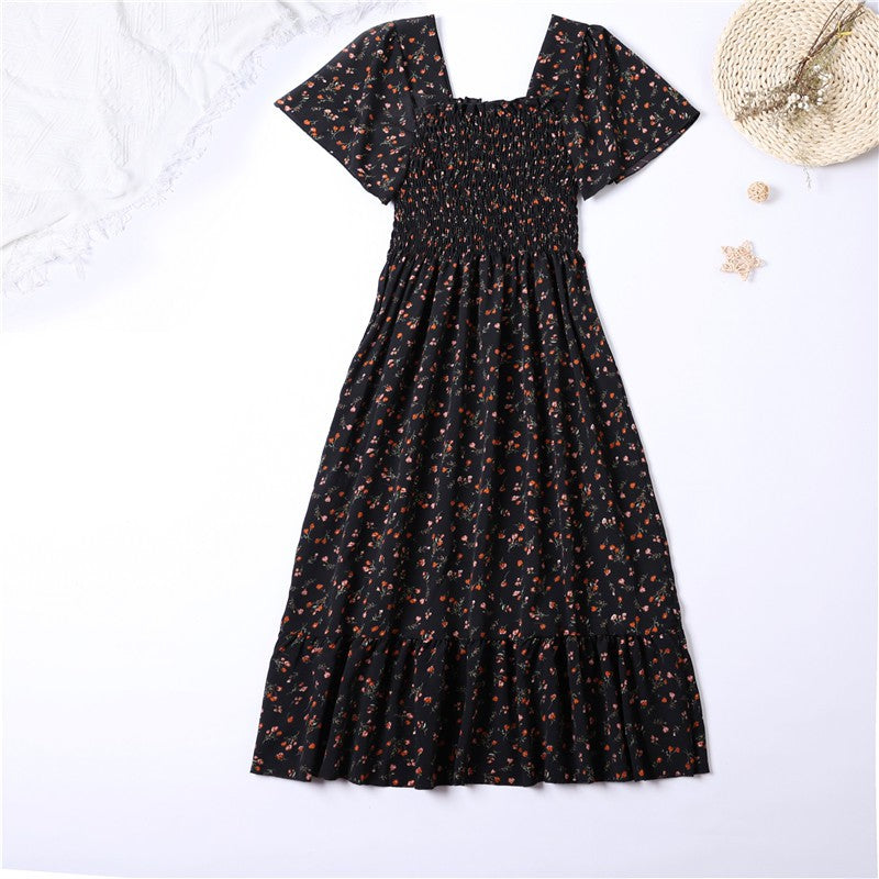 Spring Summer Chiffon Women Dress