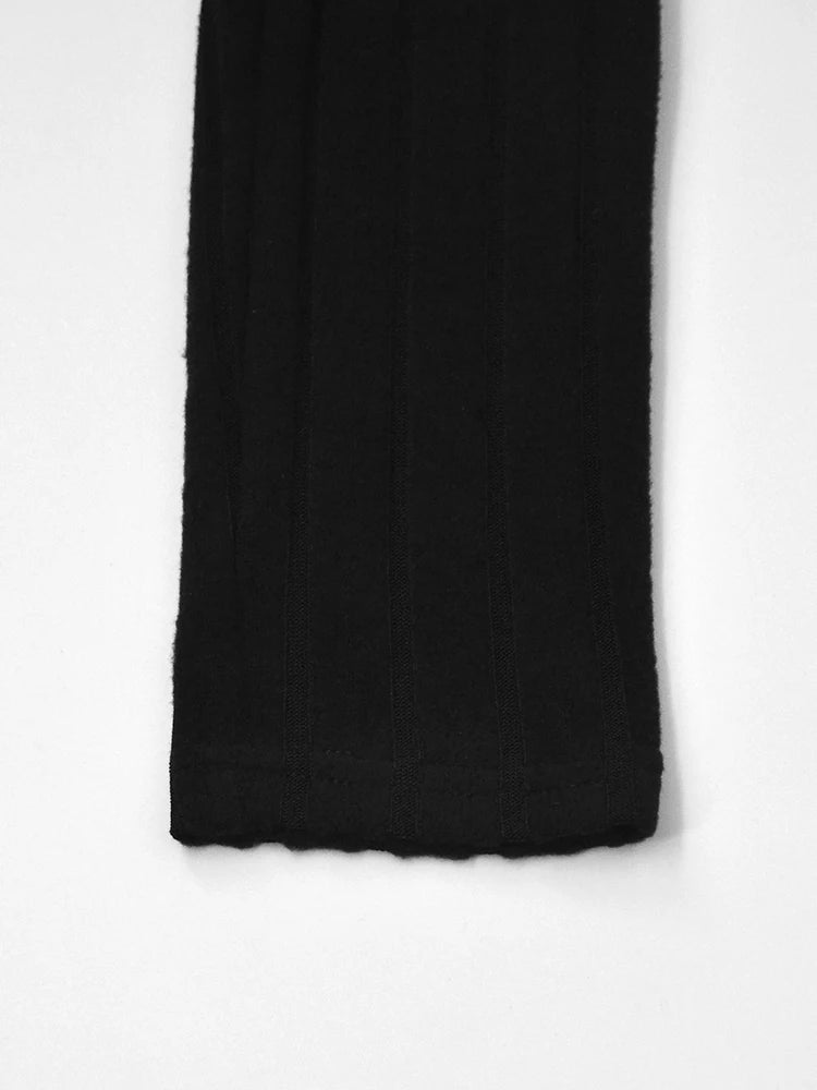 New Solid Dresses Autumn Winter Women Long Sleeves