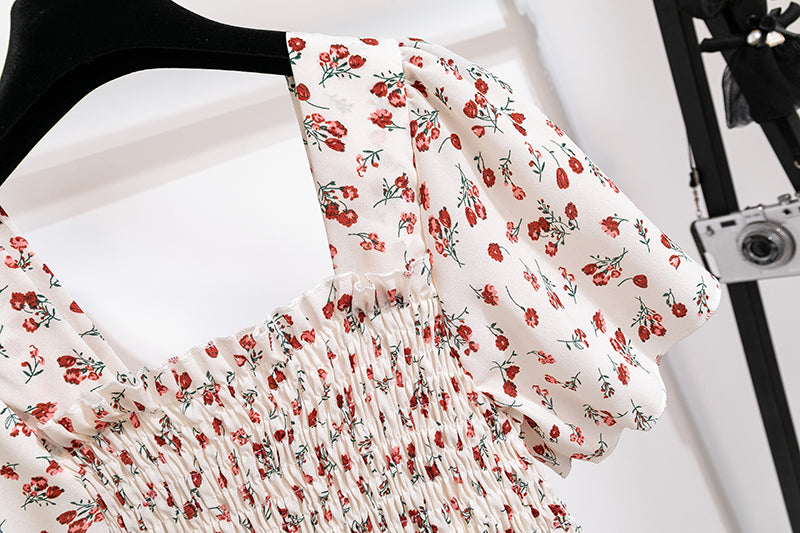 Spring Summer Chiffon Women Dress