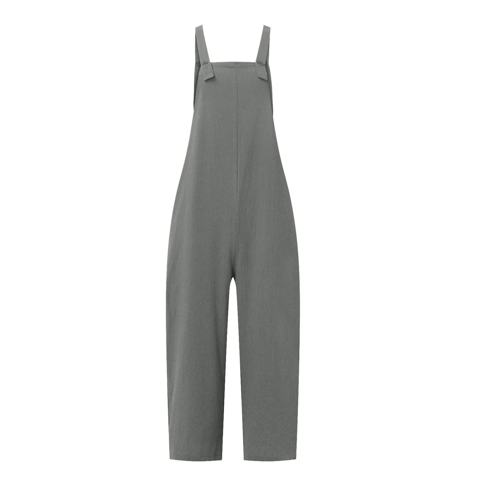Solid Color Women Loose Cotton